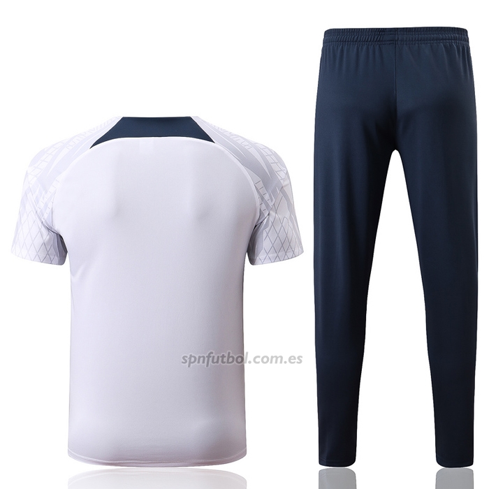 Chandal del Paris Saint-Germain Manga Corta 2022-2023 Blanco